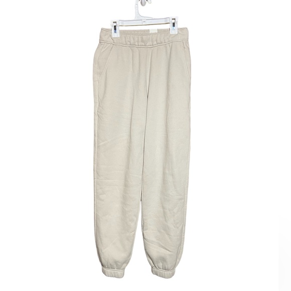Abercrombie & Fitch Essential Sunday Sweatpants Joggers Cream Soft Lounge Pants - Picture 3 of 3